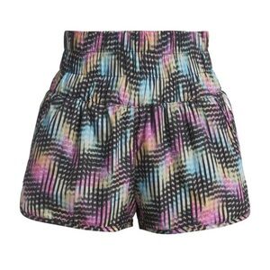 Free People The Way Home Shorts W Tie-Dye Print Running Gym Active NWOT